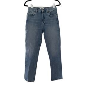 AGOLDE Remy High Rise Straight in Collision Light wash sz 26